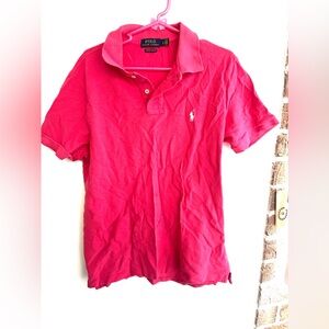 Men's Polo Ralph Lauren Custom Slim Fit Shirt Pink Size Large